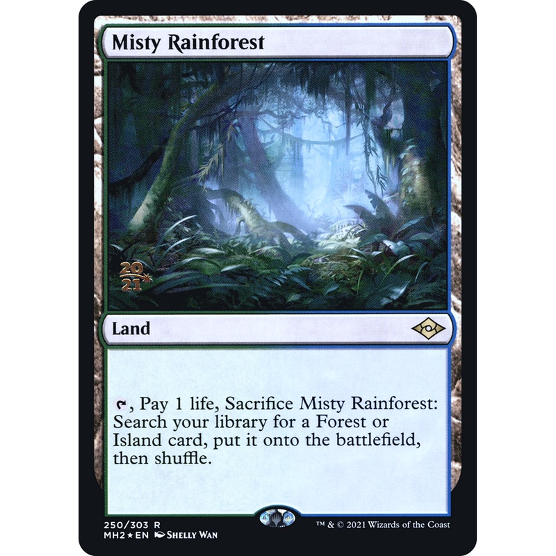 Misty Rainforest (PRE-250S) - Modern Horizons 2 Promos Foil