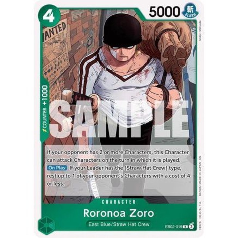 Roronoa Zoro (EB02-019) - Extra Booster: Anime 25th Collection Foil