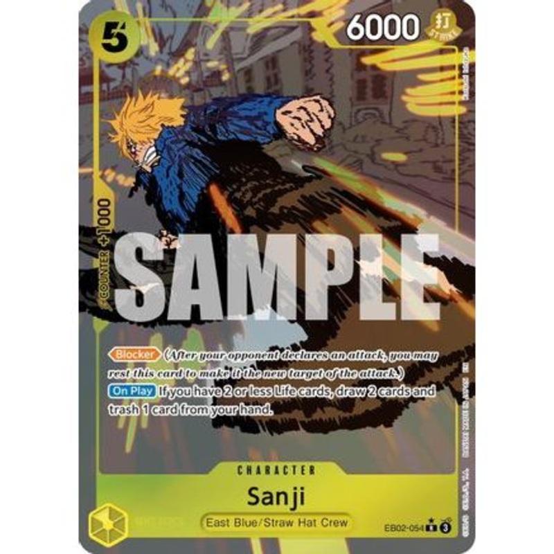 Sanji (Alternate Art) (EB02-054) - Extra Booster: Anime 25th Collection Foil