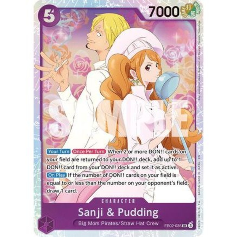Sanji & Pudding (EB02-035) - Extra Booster: Anime 25th Collection Foil