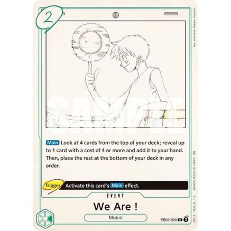 We Are! (EB02-020) - Extra Booster: Anime 25th Collection Foil