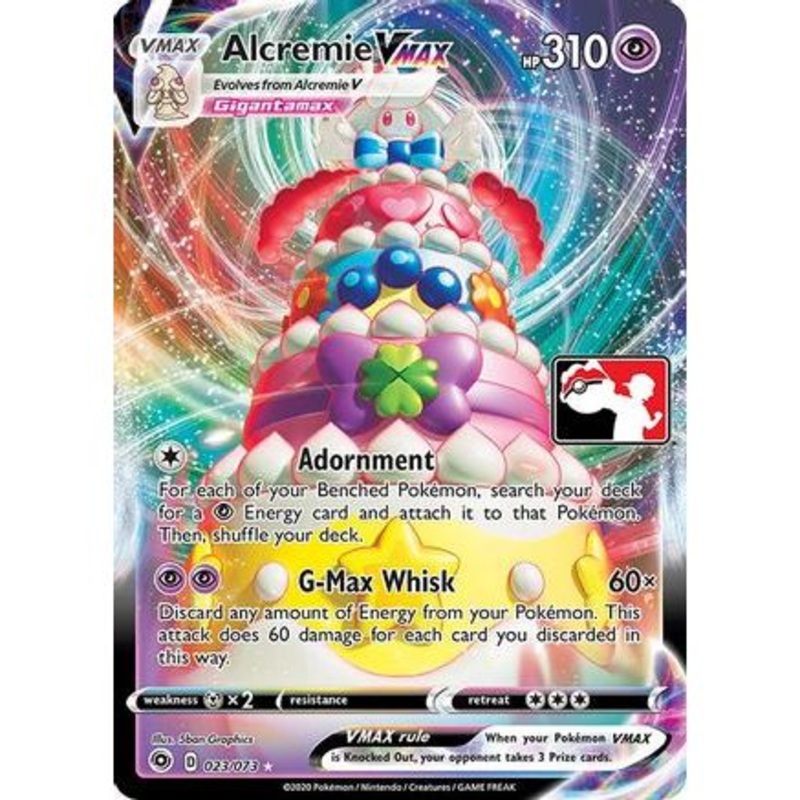 Alcremie VMAX 23 - Prize Pack Series Cards Holofoil