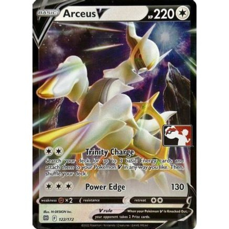 Arceus V 122 - Prize Pack Series Cards Holofoil