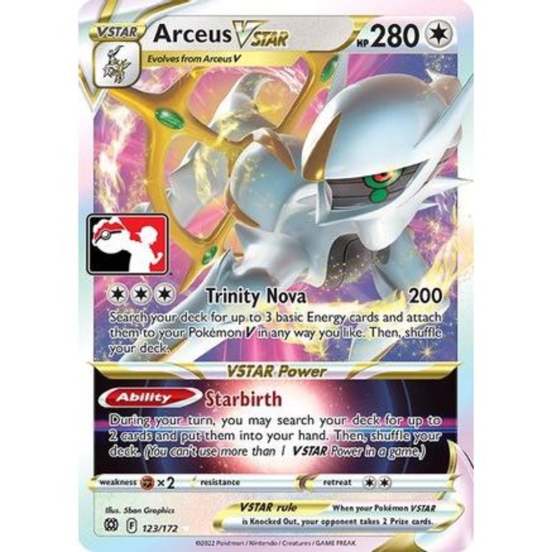 Arceus VSTAR 123 - Prize Pack Series Cards Holofoil