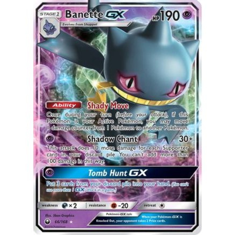 Banette GX 66/168 - SM  Celestial Storm Holofoil
