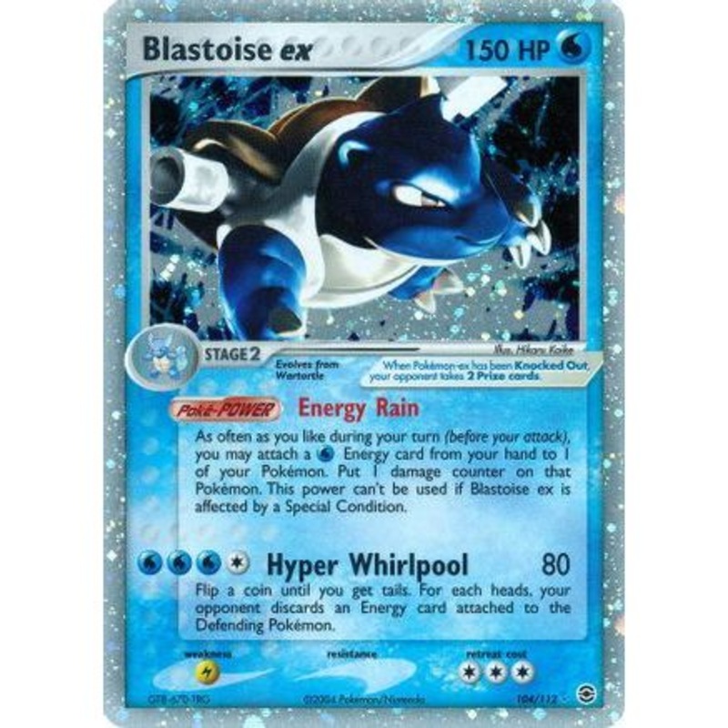 Blastoise ex 104/112 - FireRed & LeafGreen Holofoil