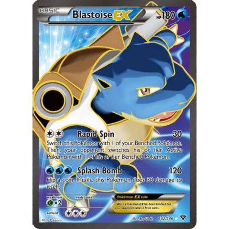 Blastoise EX (142 Full Art) 142/146 - XY Base Set Holofoil