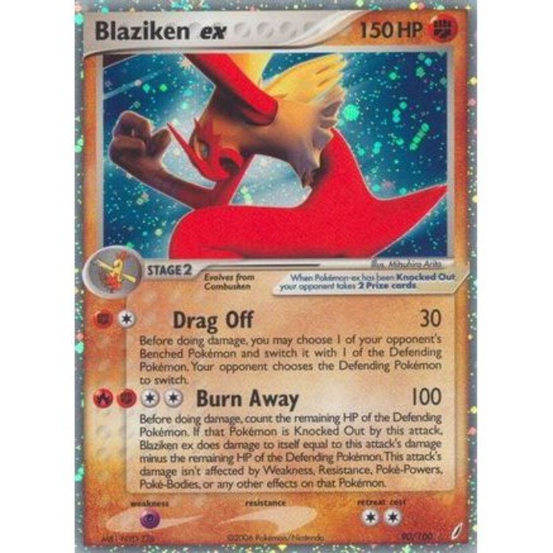 Blaziken ex 90/100 - Crystal Guardians Holofoil