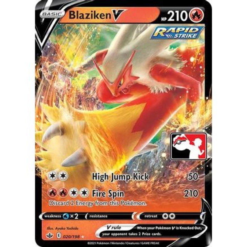Blaziken V 20 - Prize Pack Series Cards Holofoil
