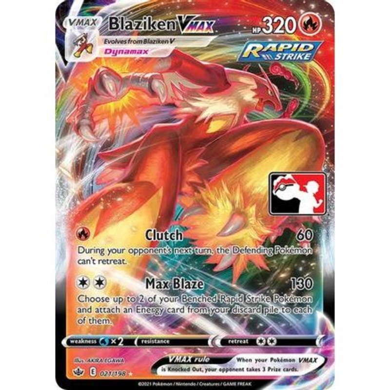 Blaziken VMAX 21 - Prize Pack Series Cards Holofoil