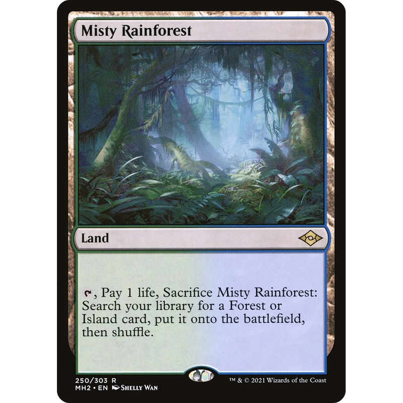 Misty Rainforest (MH2-250) - Modern Horizons 2 Foil