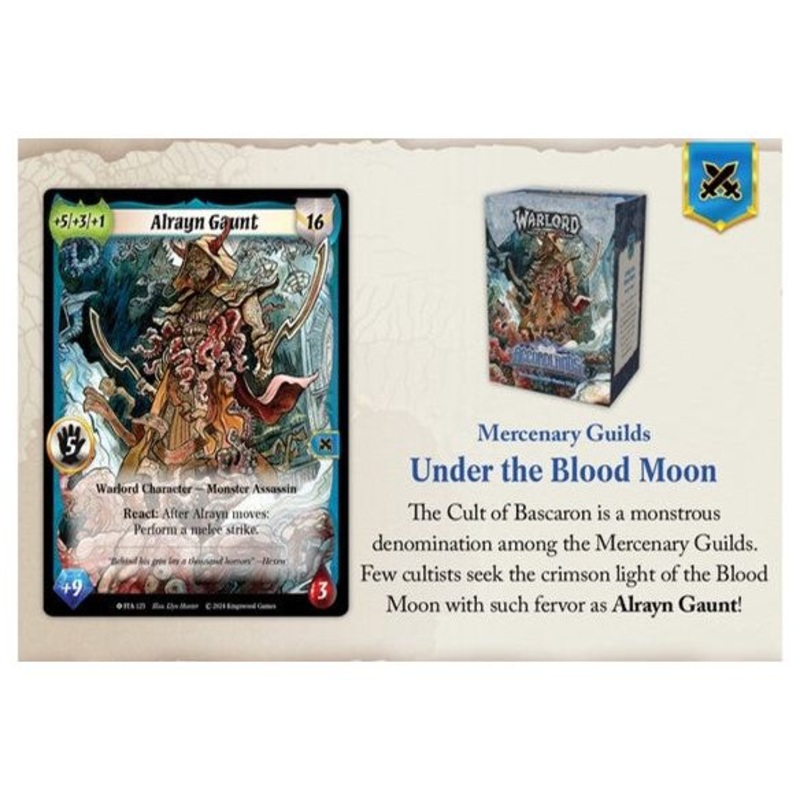 Warlord: Saga of the Storm TCG - Into the Accordlands: Mercenary Guilds Starter Deck (Pre-Order Expected Release 03/31/2025)