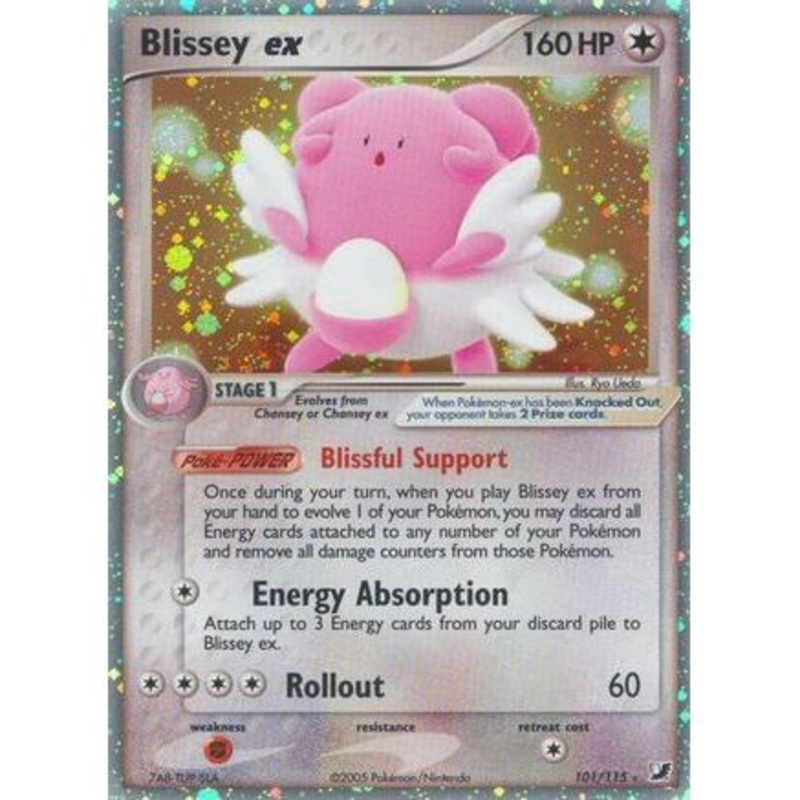 Blissey ex 101/115 - Unseen Forces Holofoil