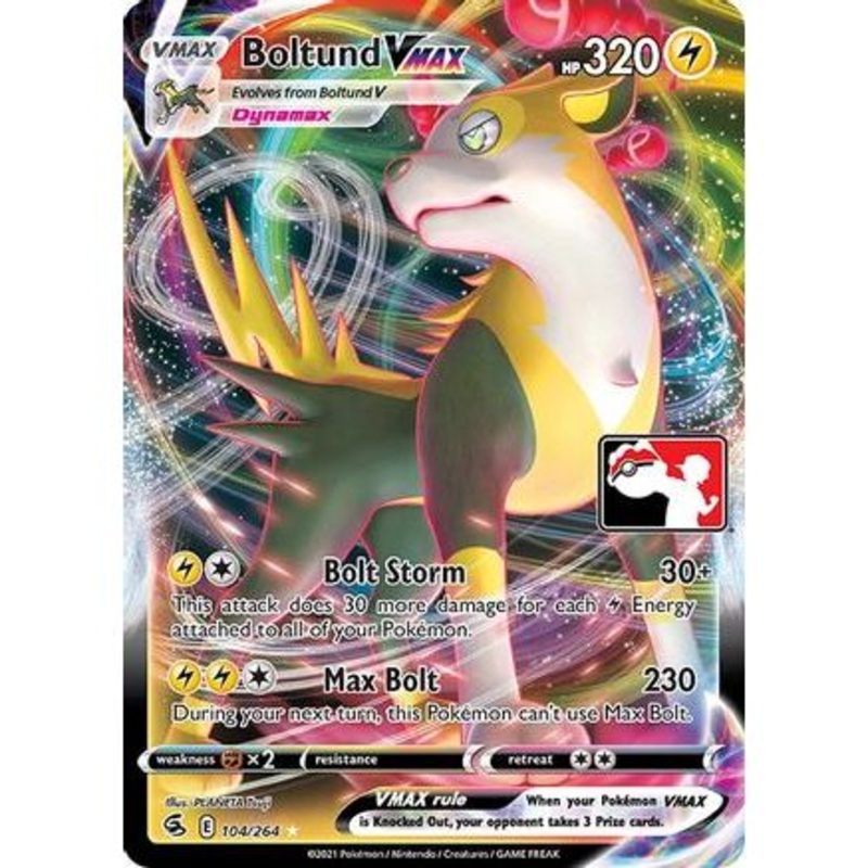 Boltund VMAX 104 - Prize Pack Series Cards Holofoil