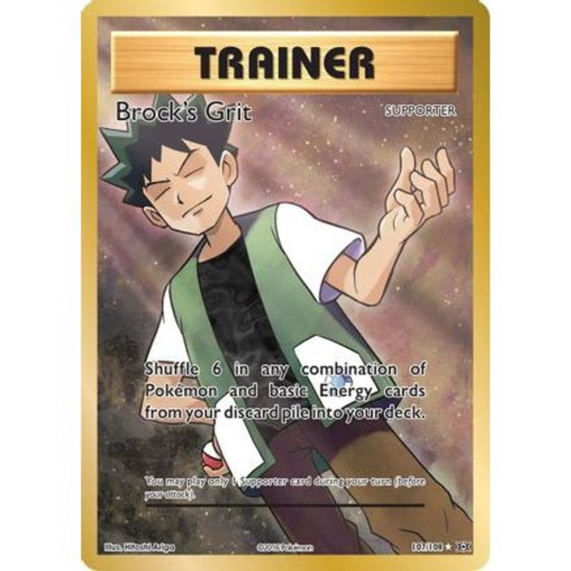 Brock's Grit (Full Art) 107/108 - XY  Evolutions Holofoil