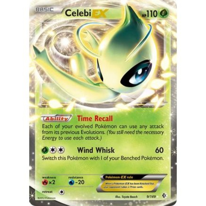 Celebi EX 9/149 - Boundaries Crossed Holofoil
