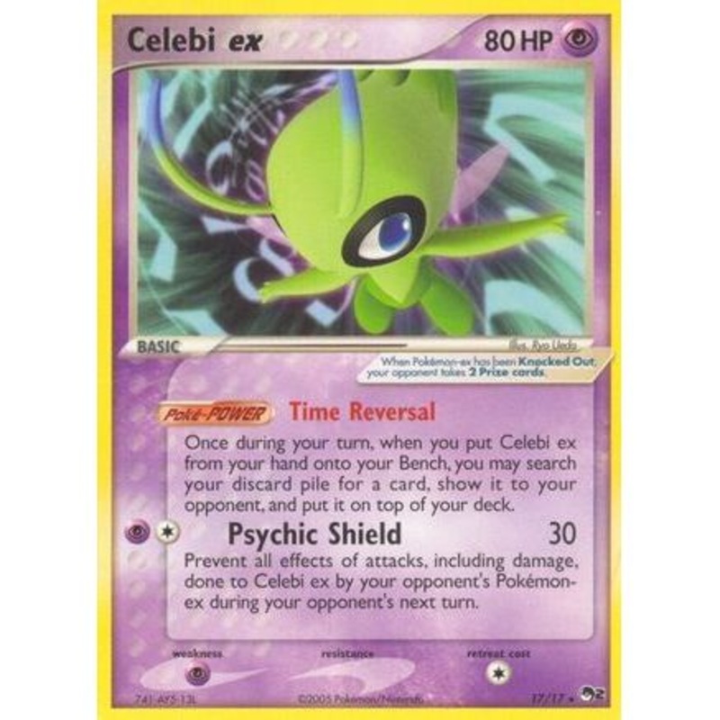 Celebi ex (Non-Holo) 17/17 - POP Series 2