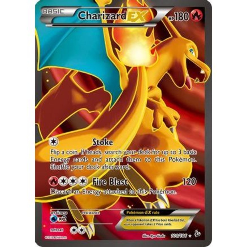 Charizard EX (100 Full Art) 100/106 - XY  Flashfire Holofoil