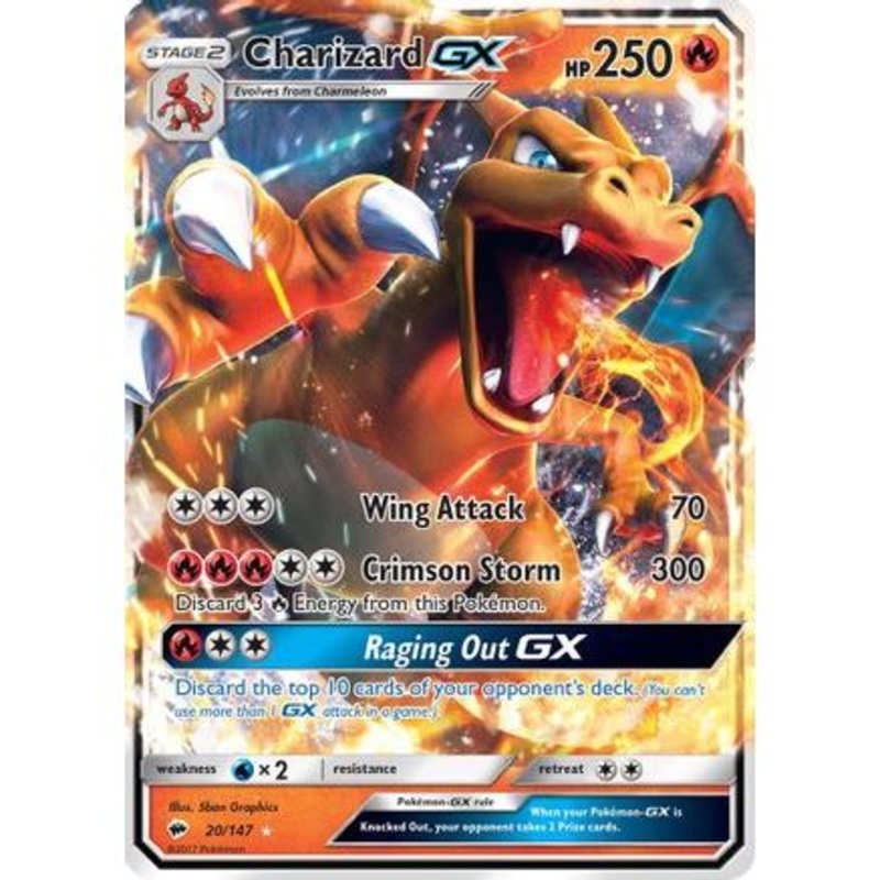 Charizard GX 20/147 - SM  Burning Shadows Holofoil