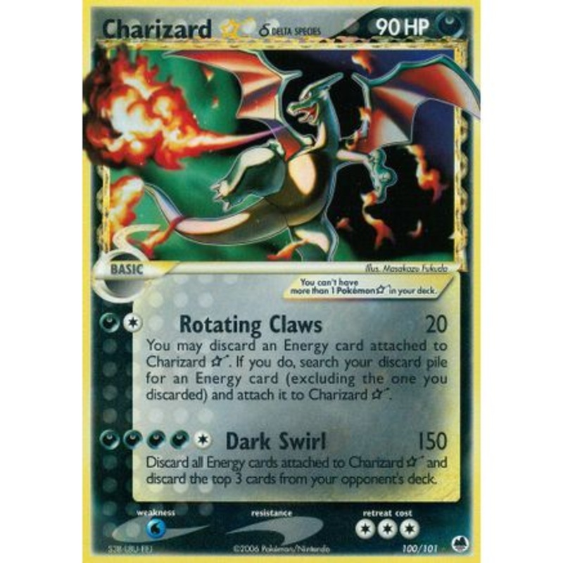 Charizard Star (Delta Species) 100/101 - Dragon Frontiers Holofoil