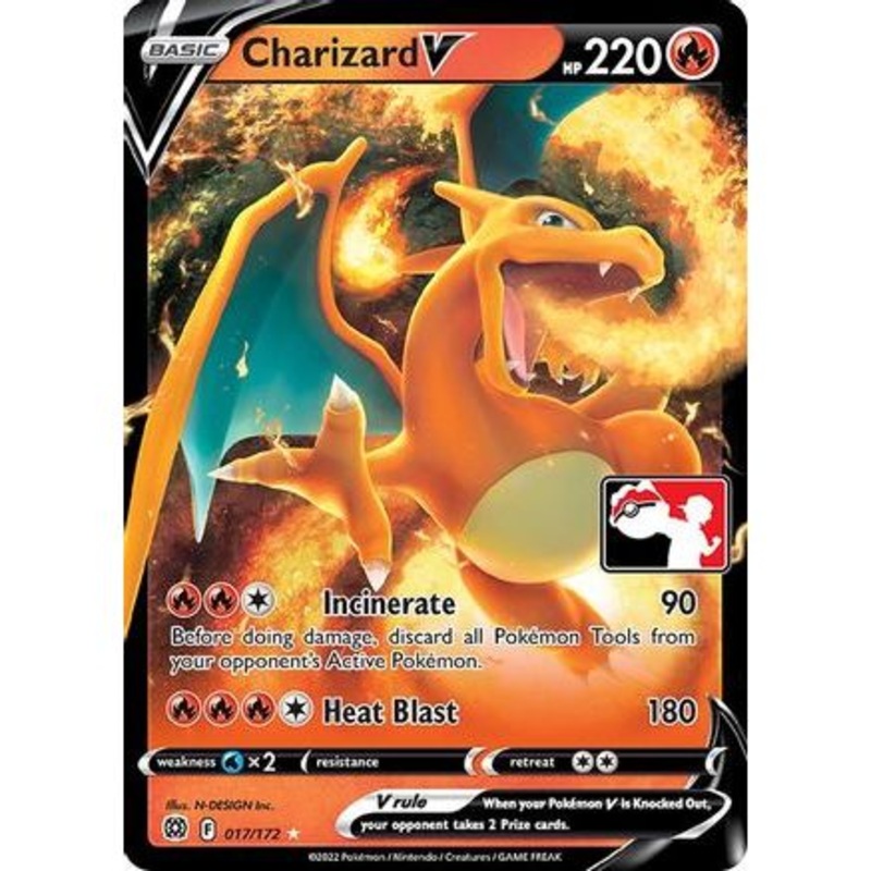 Charizard V (Prize Pack Series 2) 17 - Prize Pack Series Cards Holofoil