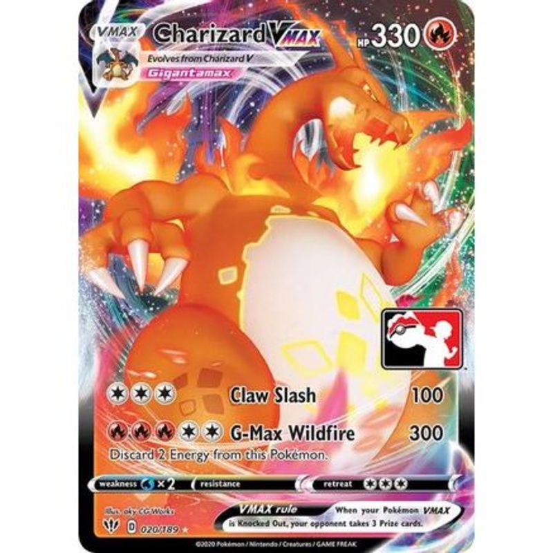 Charizard VMAX 20 - Prize Pack Series Cards Holofoil