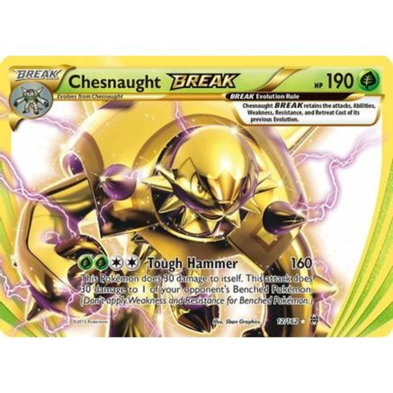 Chesnaught BREAK 12/162 - XY  BREAKthrough Holofoil