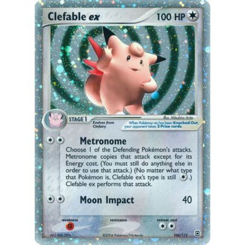 Clefable ex 106/112 - FireRed & LeafGreen