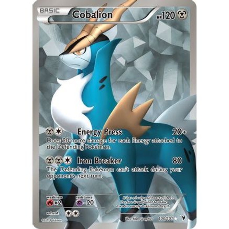Cobalion (100 Full Art) 100/101 - Noble Victories Holofoil