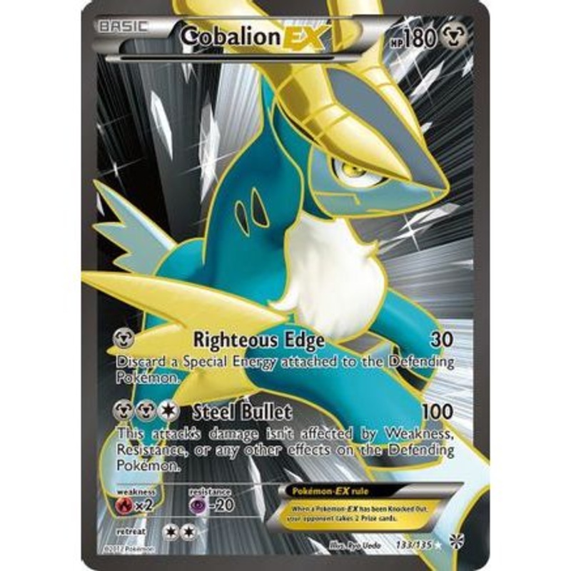 Cobalion EX (133 Full Art) 133/135 - Plasma Storm Holofoil