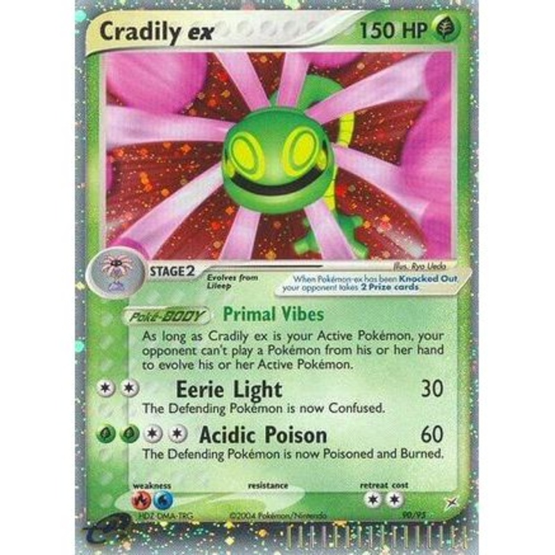 Cradily ex 90/95 - Team Magma vs Team Aqua Holofoil