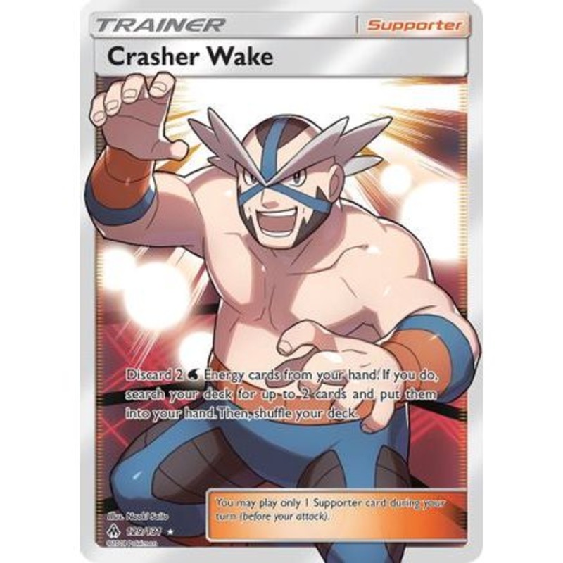 Crasher Wake (Full Art) 129/131 - SM  Forbidden Light Holofoil
