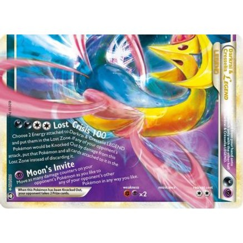 Darkrai & Cresselia Legend (Bottom) 100/102 - Triumphant Holofoil