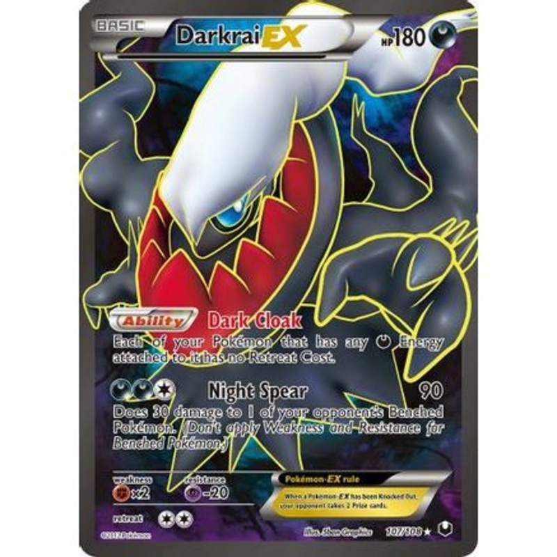 Darkrai EX (107 Full Art) 107/108 - Dark Explorers Holofoil