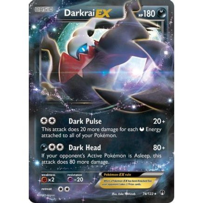 Darkrai EX 74/122 - XY  BREAKpoint Holofoil