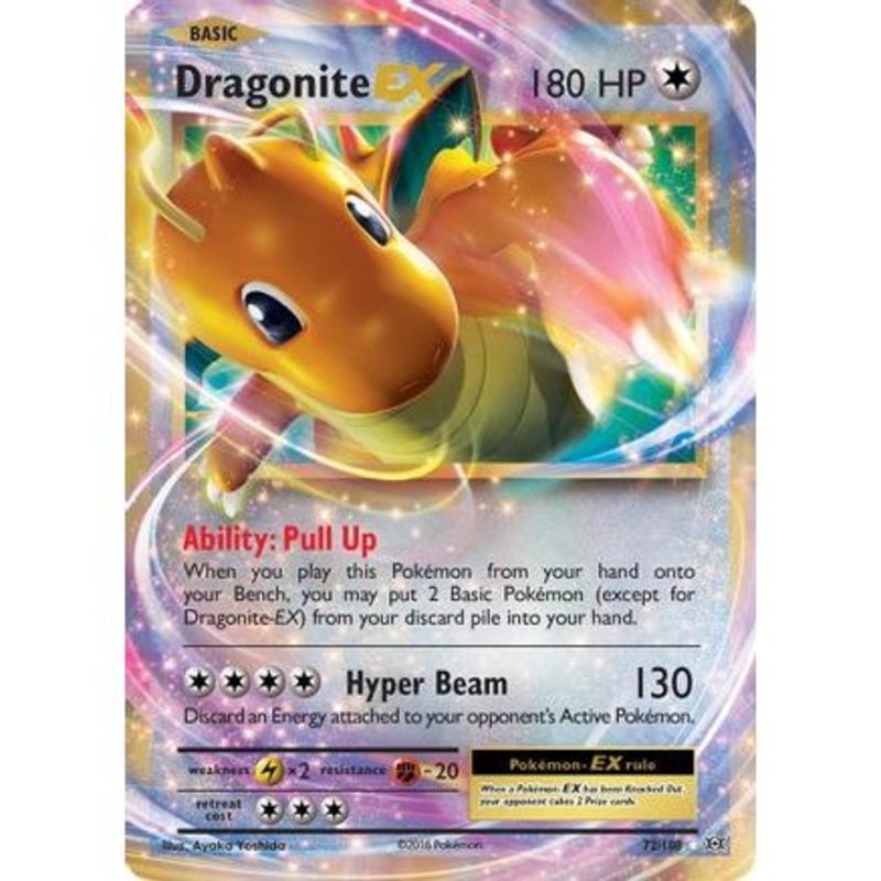 Dragonite EX 72/108 - XY  Evolutions Holofoil