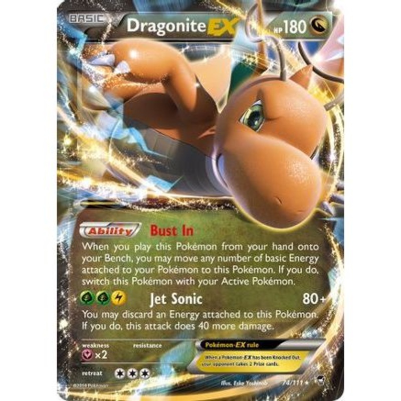 Dragonite EX 74/111 - XY  Furious Fists Holofoil