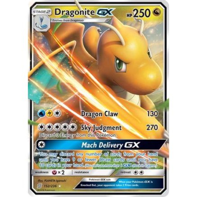 Dragonite GX 152/236 - SM  Unified Minds Holofoil