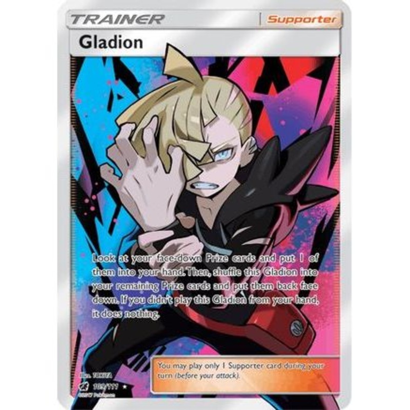 Gladion (Full Art) 109/111 - SM  Crimson Invasion Holofoil