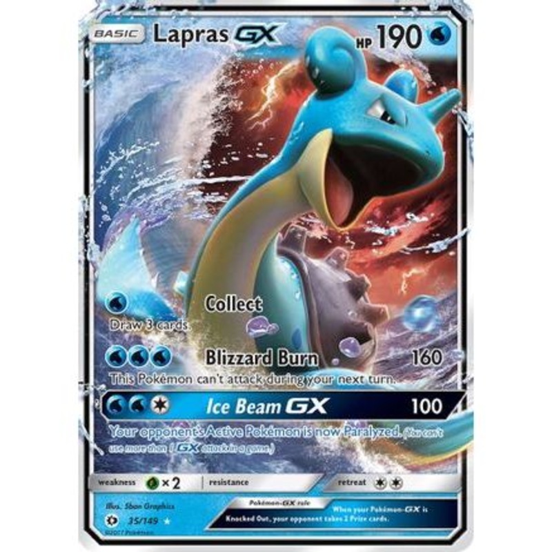 Lapras GX 35/149 - SM Base Set Holofoil