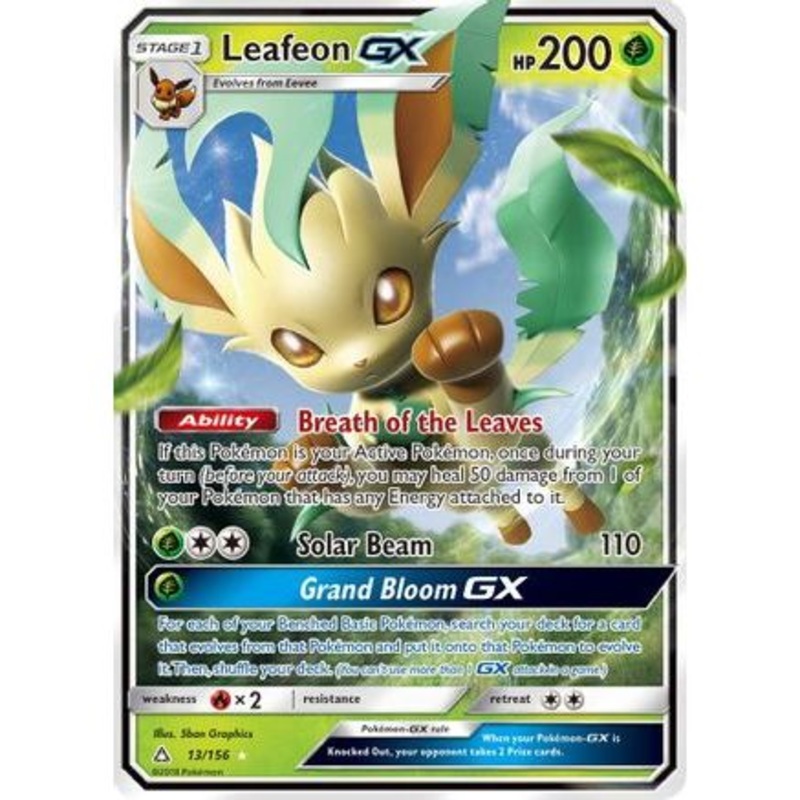 Leafeon GX 13/156 - SM  Ultra Prism Holofoil