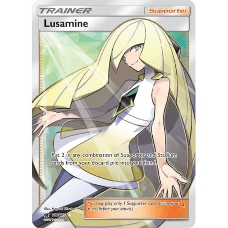Lusamine (Full Art) 110/111 - SM  Crimson Invasion Holofoil