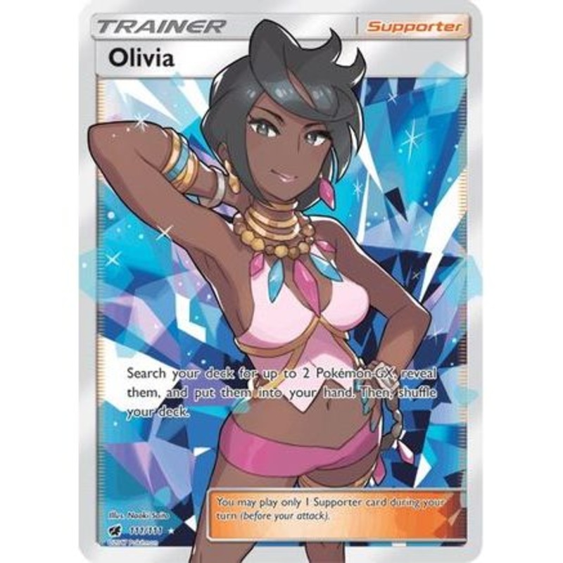 Olivia (Full Art) 111/111 - SM  Crimson Invasion Holofoil