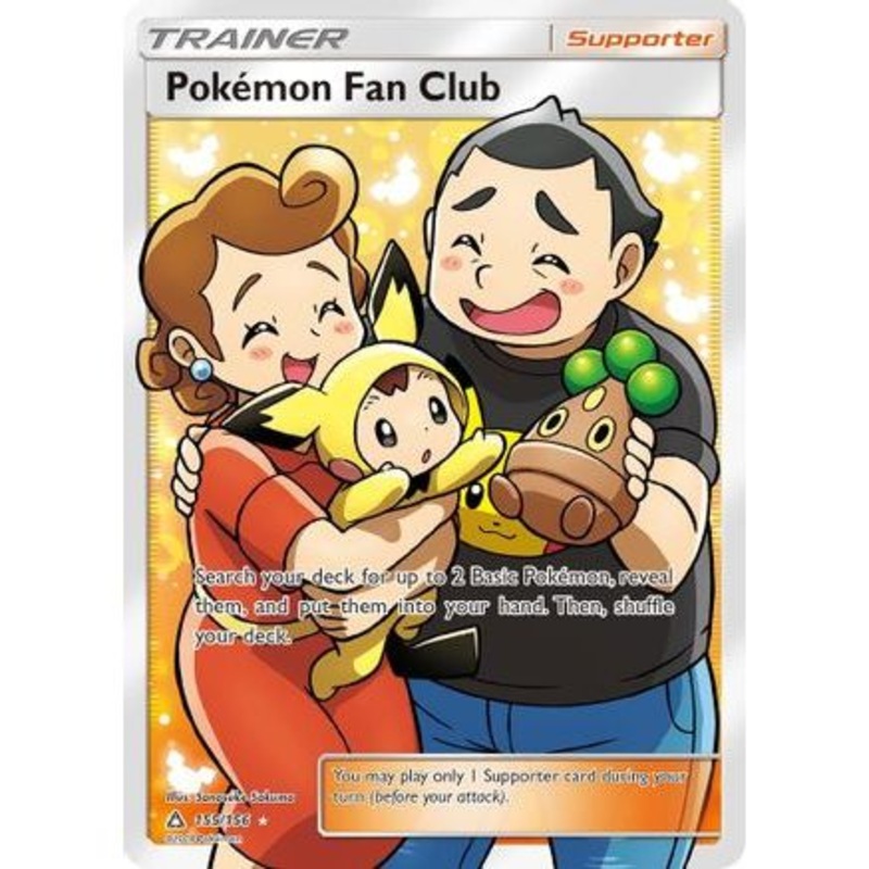Pokemon Fan Club (Full Art) 155/156 - SM  Ultra Prism Holofoil