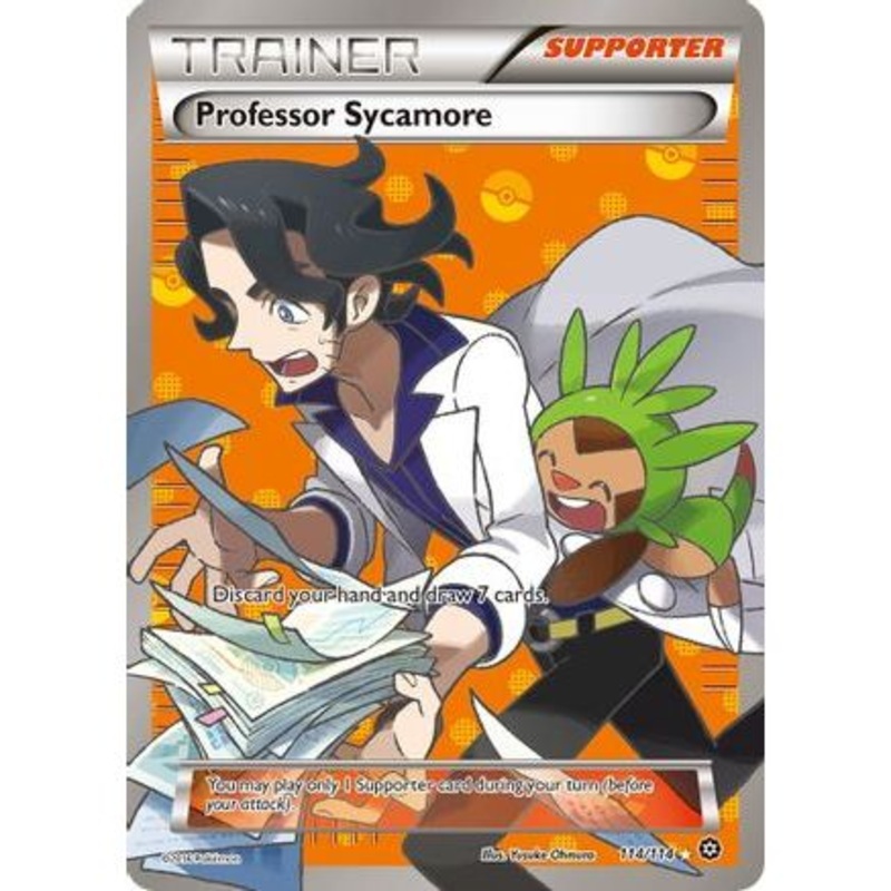Professor Sycamore 114/114 - XY  Steam Siege Holofoil