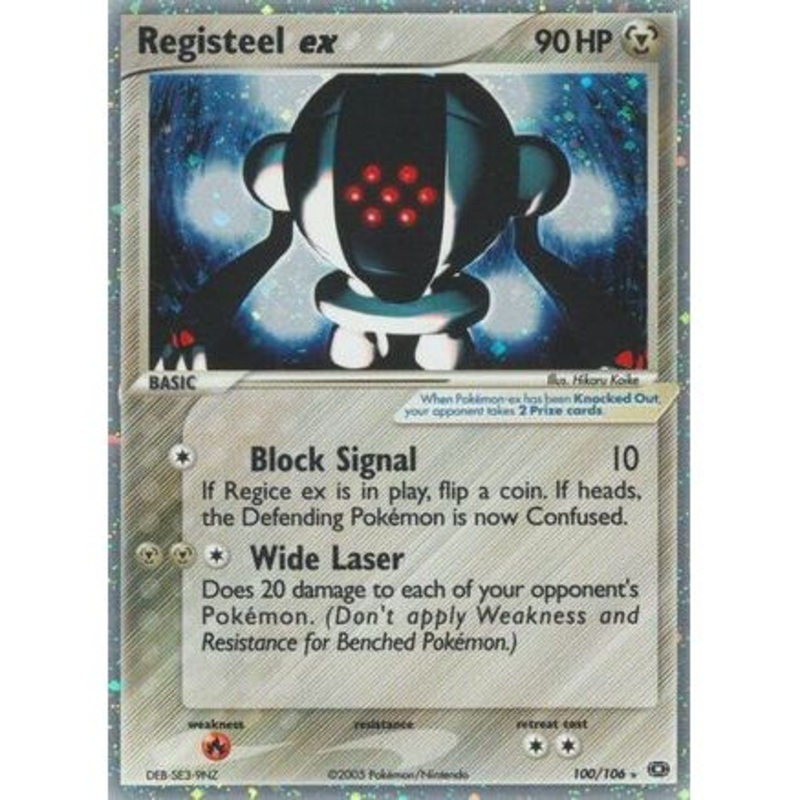 Registeel ex 100/106 - Emerald Holofoil