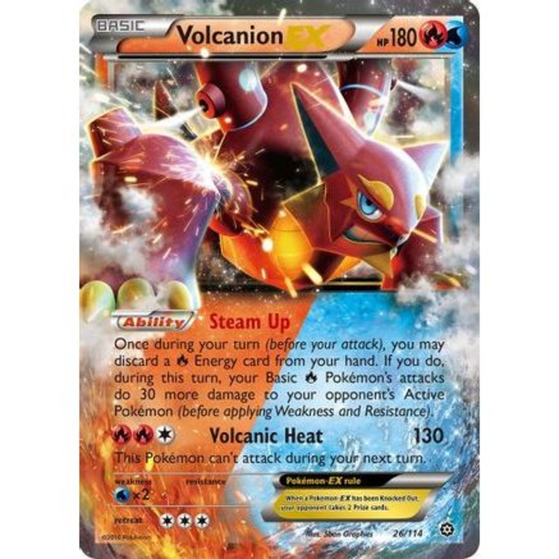 Volcanion EX 26/114 - XY  Steam Siege Holofoil