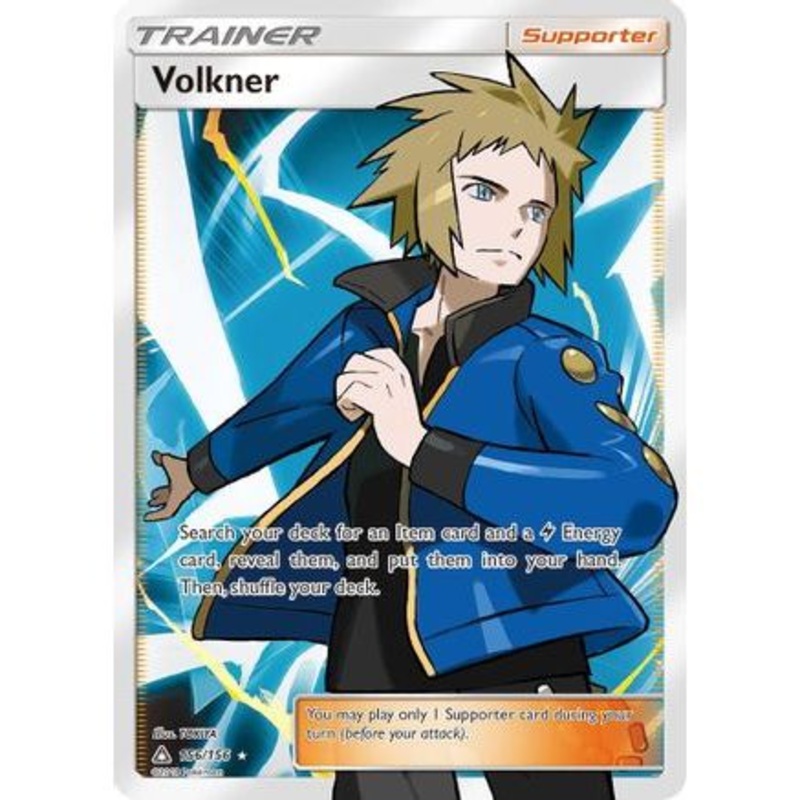 Volkner (Full Art) 156/156 - SM  Ultra Prism Holofoil