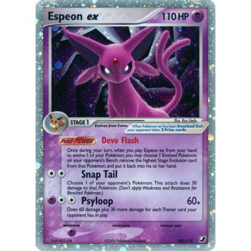 Espeon ex 102/115 - Unseen Forces Holofoil