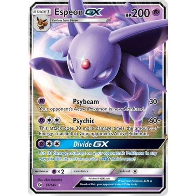 Espeon GX 61/149 - SM Base Set Holofoil